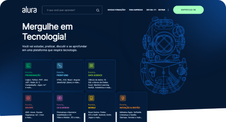 Tela do Alura Plus